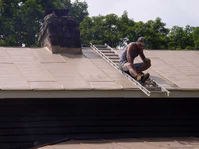 Prepping roof